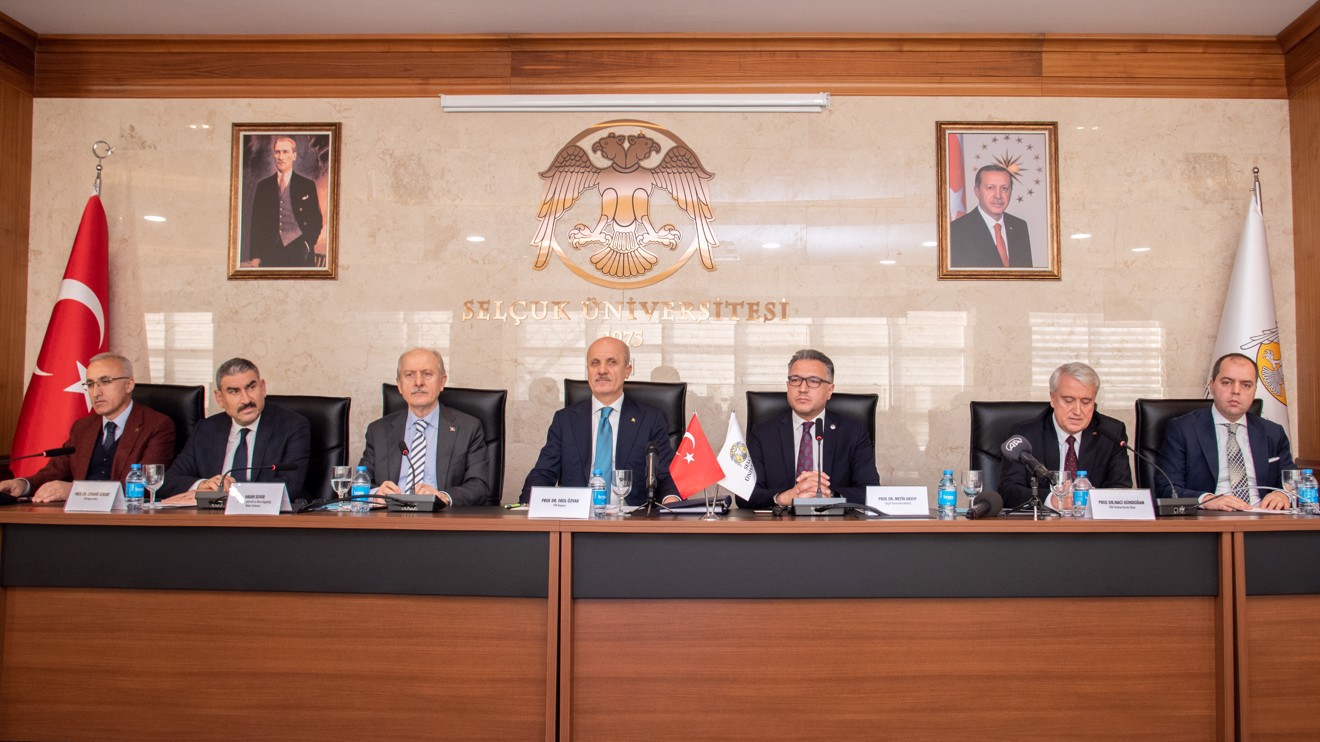 Sürdürülebilir ve İklim Dostu Kampüs Projesi toplantısının ilki Selçuk Üniversitesinde yapıldı